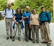 John, Katka, Anita, Jitka and Muny - near Skalní Mlýn, Czechia