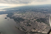 Approaching Dorval Airport, Montréal, Québec