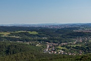 Brno from Babí lom, near Vranov, Czechia