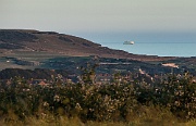 The ferry from Dieppe to Newhaven, passing Seaford Head,  England