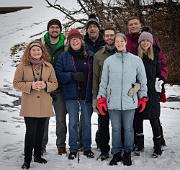 Hilly, Nick, Anita, Rob, Doug, Caroline, Connor and Sarah in Frontenac Park