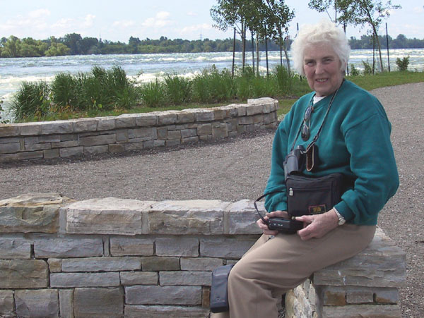 Lilian at Lachine rapids